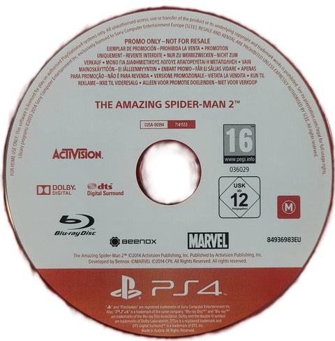 Amazing Spiderman 2 [Not For Resale]
