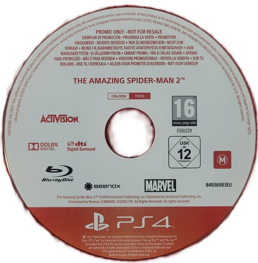 Amazing Spiderman 2 [Not For Resale]
