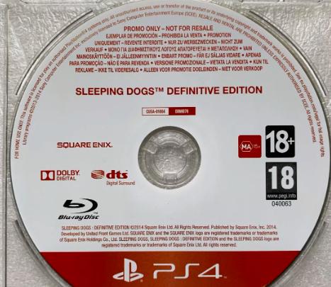 Sleeping Dogs: Definitive Edition [Not For Resale]