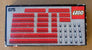 Red Beams with Connector Pegs #875