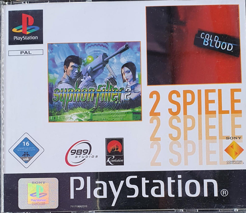 2 Games Syphon Filter 2 + Cold Blood
