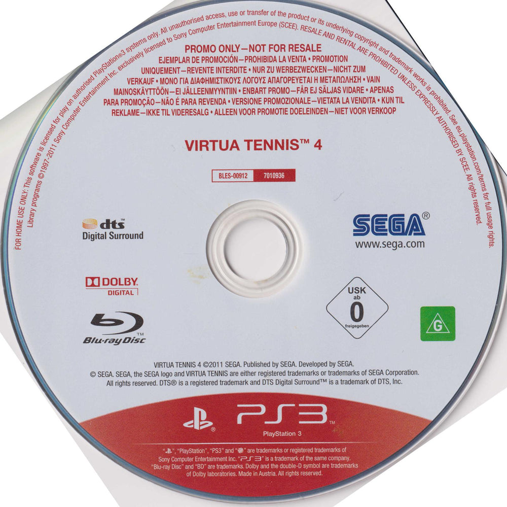 Virtua Tennis 4 [Not For Resale]