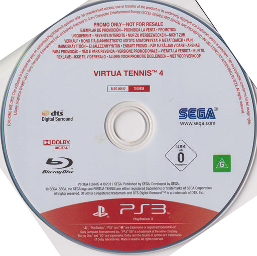 Virtua Tennis 4 [Not For Resale]