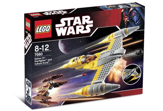 Naboo N-1 Starfighter and Vulture Droid #7660