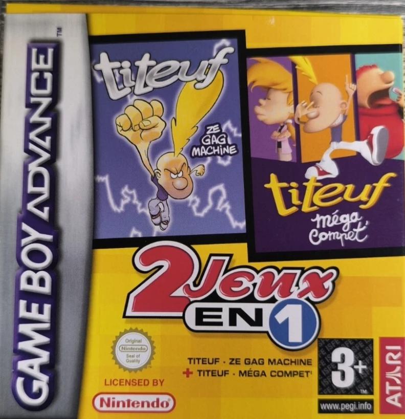 2 Games In 1 : Titeuf Ze Gag Machine & Mega Compet