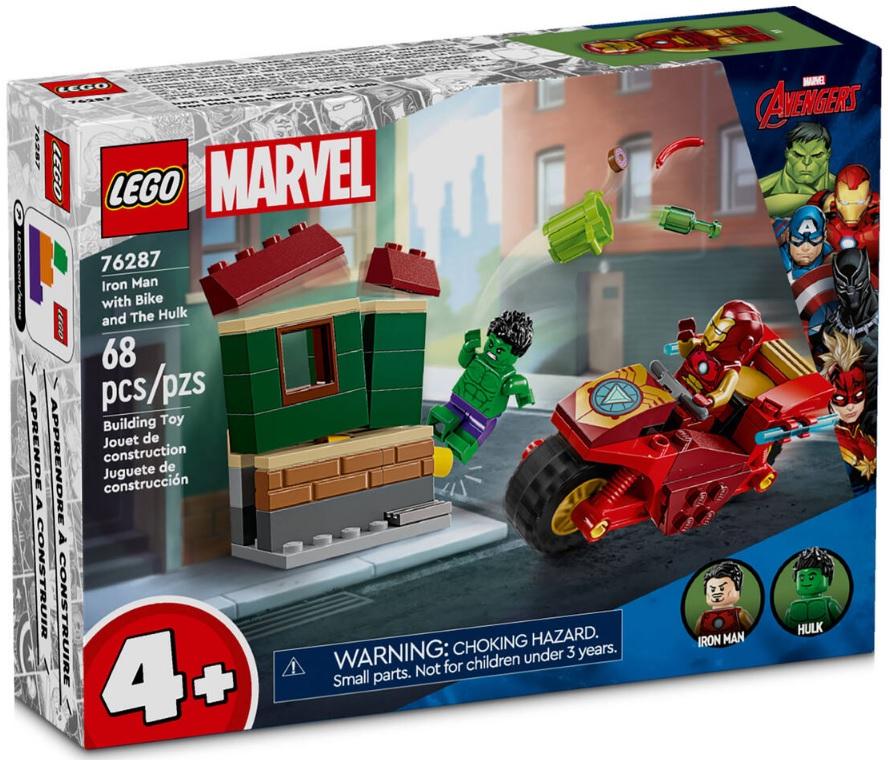 Iron Man With Bike And The Hulk #76287