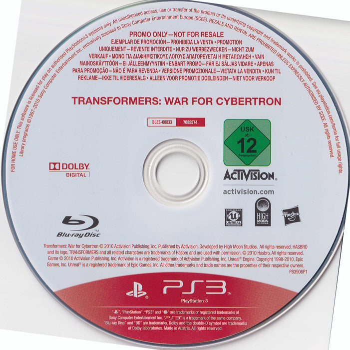 Transformers: War For Cybertron [Not For Resale]