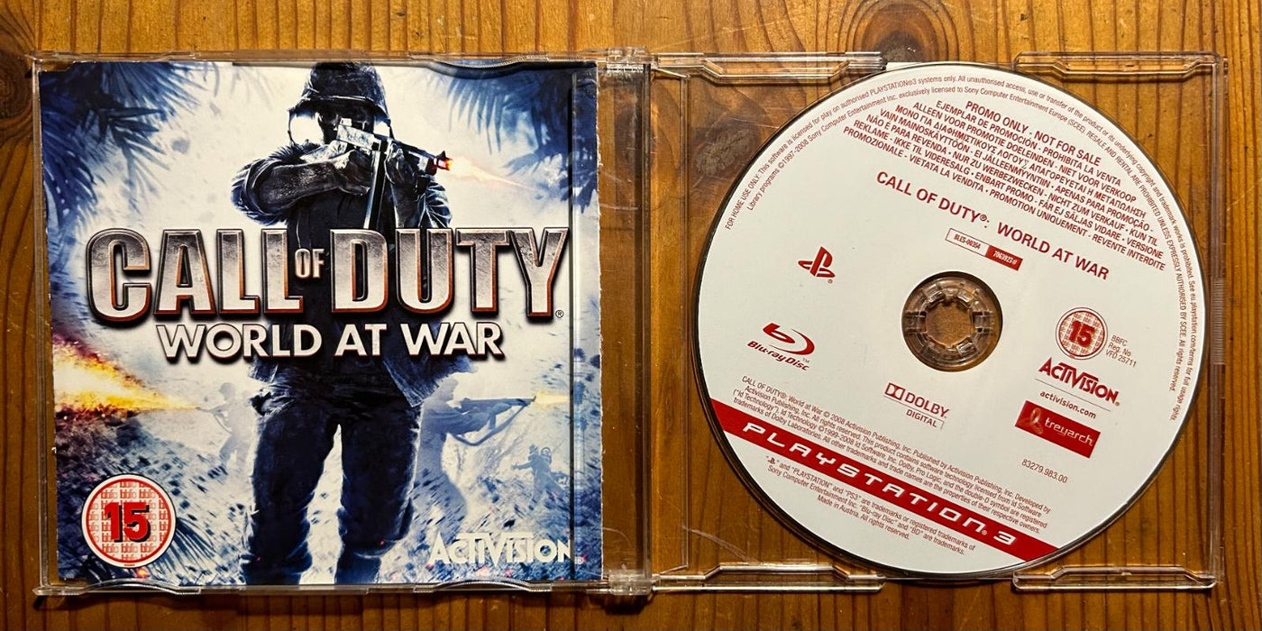 Call Of Duty World At War [Promo Not For Resale]