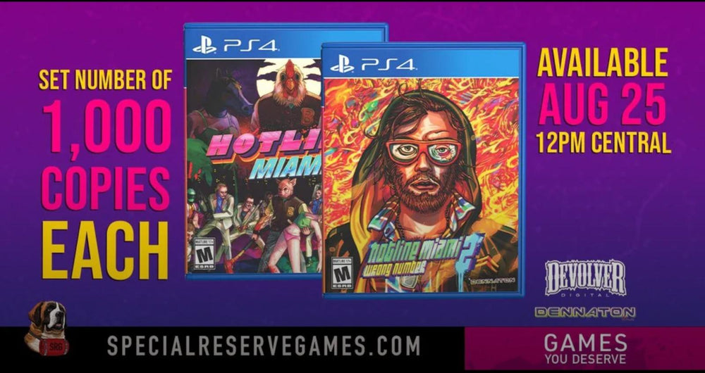 Hotline Miami 1 And 2 [Special Reserve Games Set]