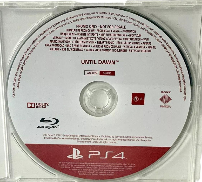 Until Dawn [Not For Resale]