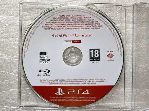 God of War III Remastered [Promo]