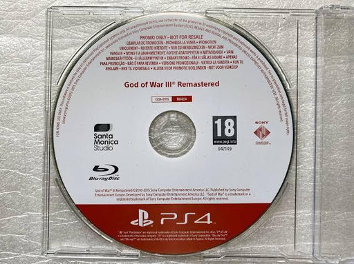 God of War III Remastered [Promo]
