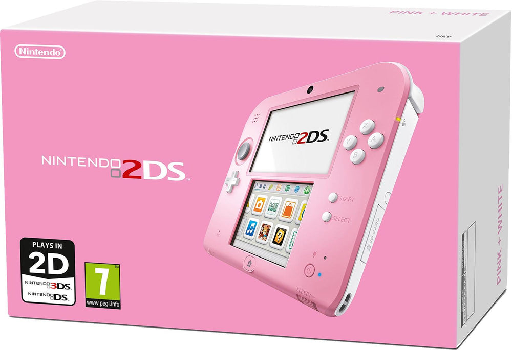 Nintendo 2DS Pink + White