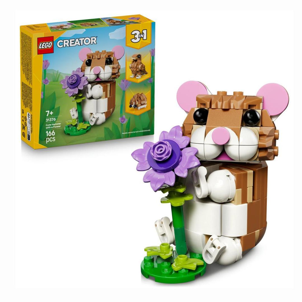 Cute Hamster With A Flower #31376