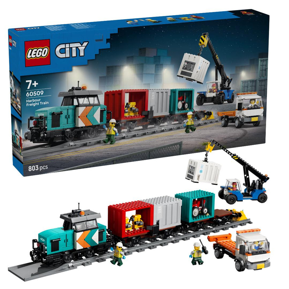 Harbour Freight Train With Crane & Truck #60509