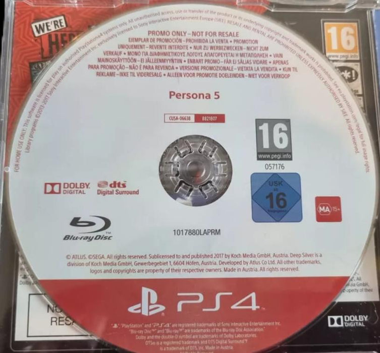 Persona 5 [Not For Resale]