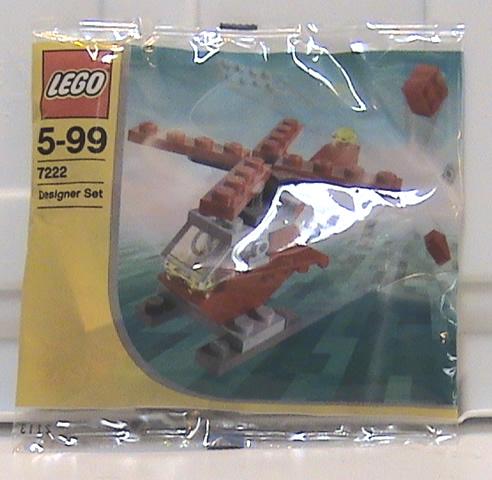Small Red Helicopter #7222