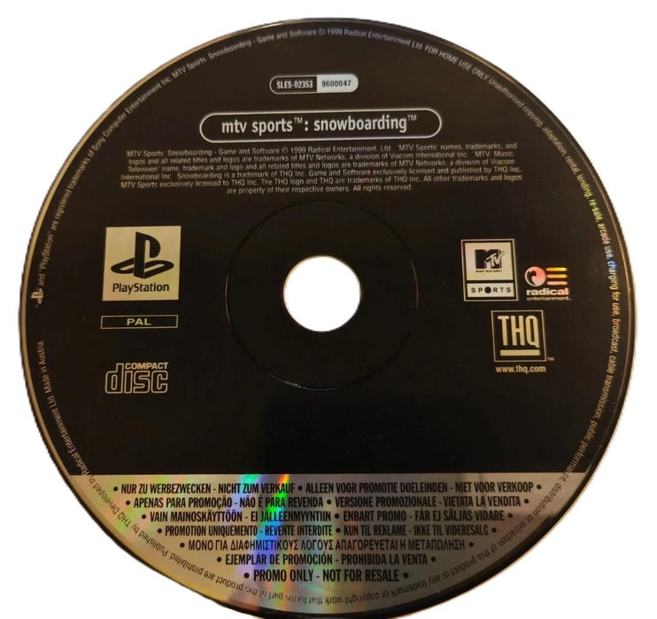 MTV Sports Snowboarding [Not For Resale]