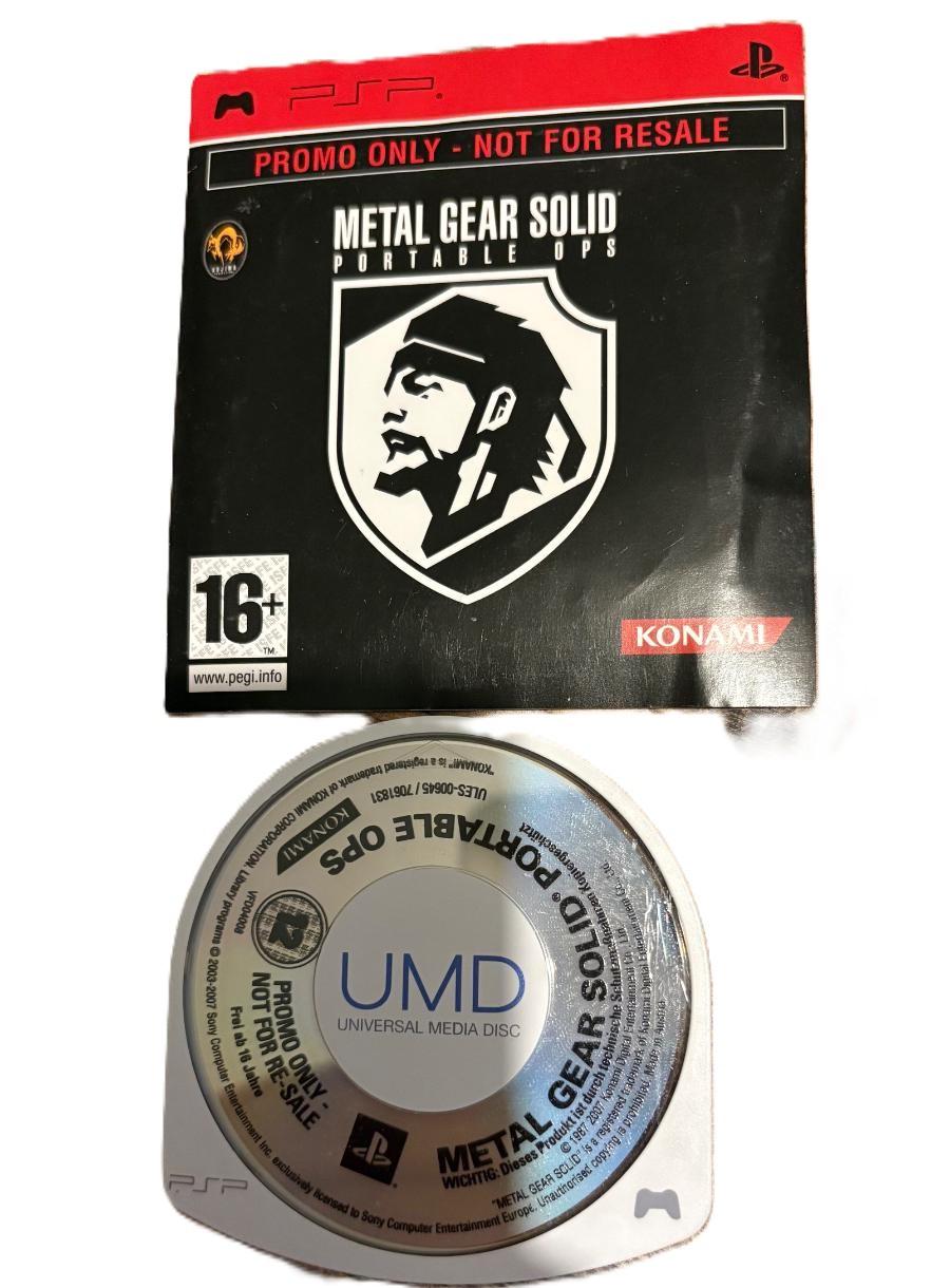 Metal Gear Solid: Portable OPS [Not For Resale]