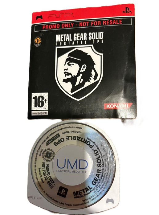 Metal Gear Solid: Portable OPS [Not For Resale]