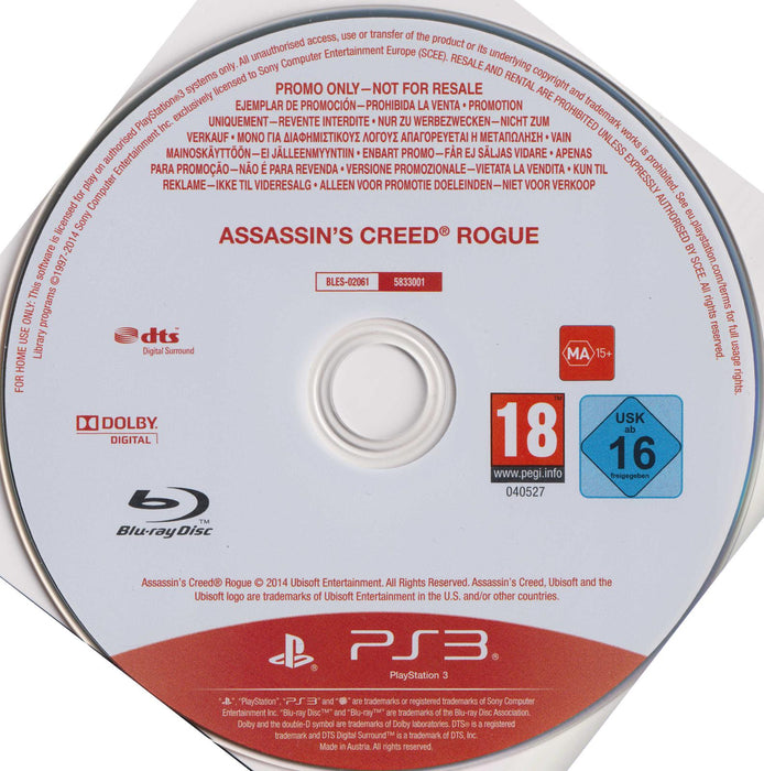 Assassin's Creed: Rogue [Not For Resale]