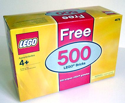 Free 500 LEGO Bricks #4679b