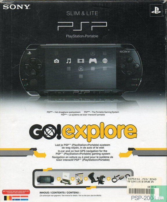 PSP-2004 Piano Black: Go! Explore GPS Bundle