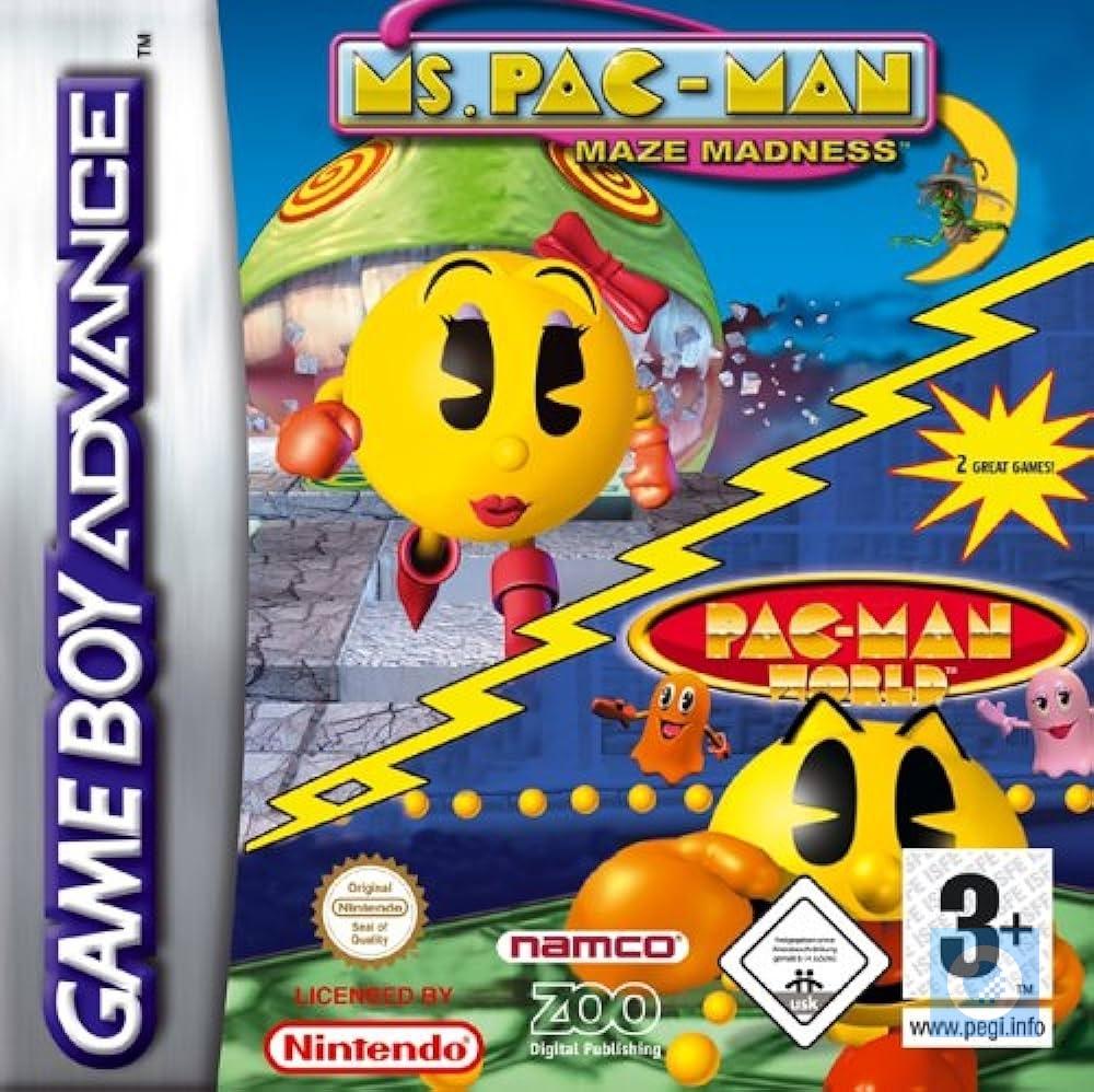 Ms Pac-Man: Maze Madness & Pac-Man World