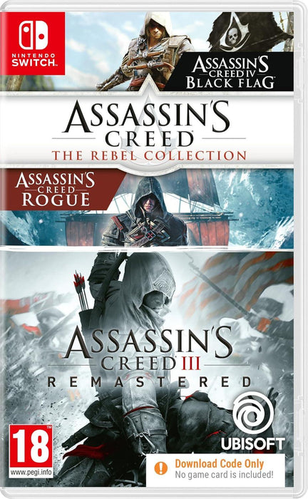 Assassin's Creed: The Rebel Collection + AC 3 [Code In Box]