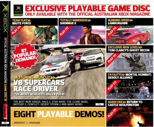 Official Australian Xbox Magazine Game Disc #18