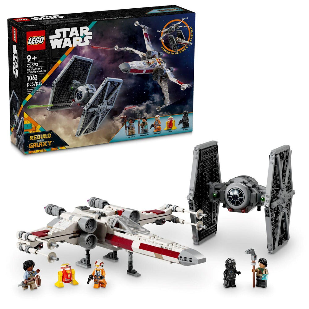 TIE Fighter & X-Wing Mash-Up #75393
