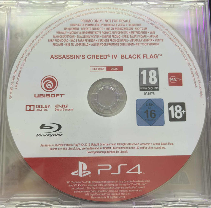 Assassin's Creed IV Black Flag [Promo Not For Resale]