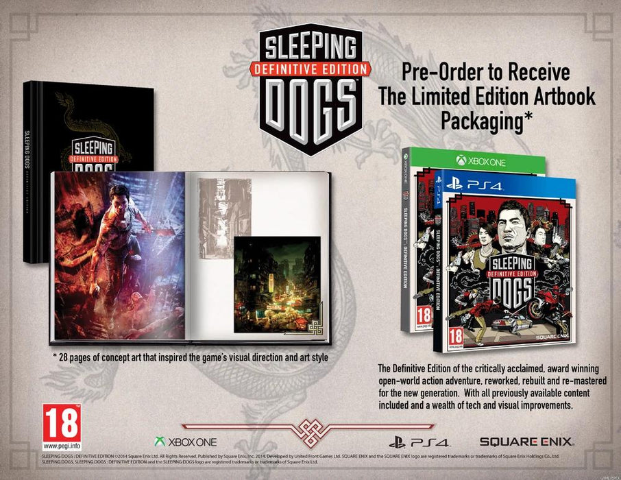 Sleeping Dogs Definitive Edition [Artbook Edition]