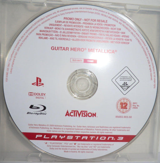 Guitar Hero: Metallica [Promo Only]
