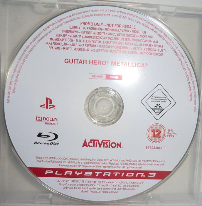 Guitar Hero: Metallica [Promo Only]