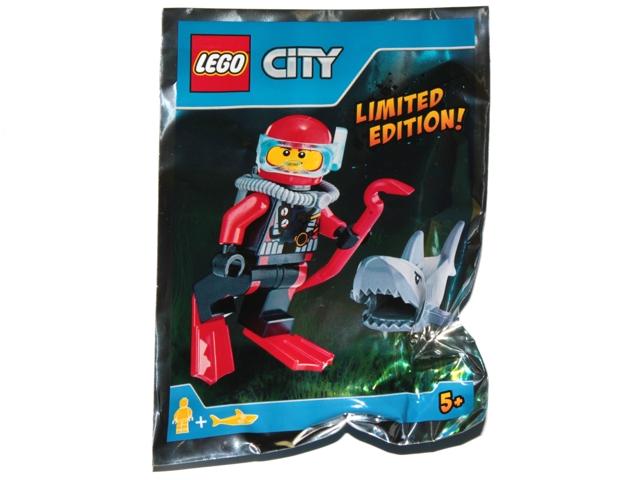 Scuba Diver and Shark #951703