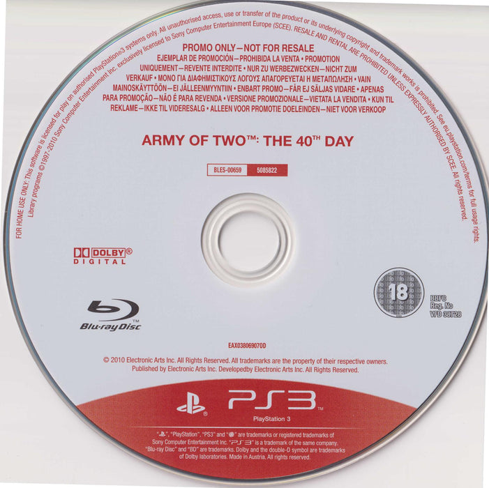 Army Of Two: The 40th Day [Not For Resale]