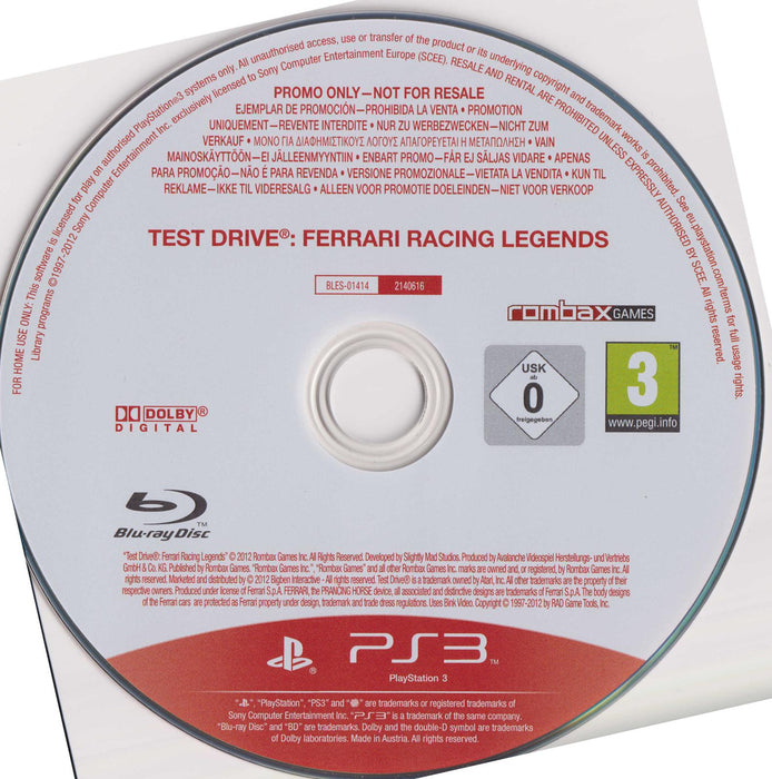 Test Drive: Ferrari Racing Legends [Not For Resale]