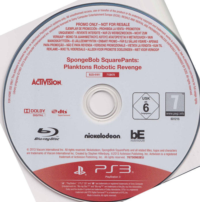 SpongeBob SquarePants: Plankton's Robotic Revenge [Not For Resale]