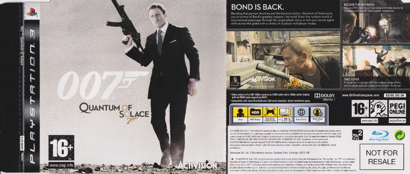 007 Quantum Of Solace [Not For Resale]