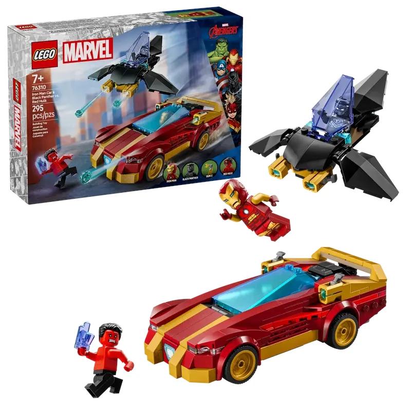 Iron Man Car & Black Panther Vs. Red Hulk #76310