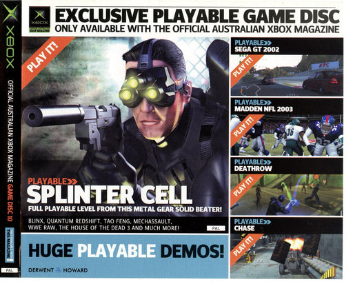 Official Australian Xbox Magazine Game Disc #10