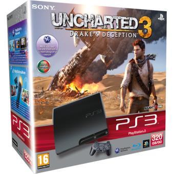 Playstation 3 Slim 320GB [Uncharted 3 Bundle]