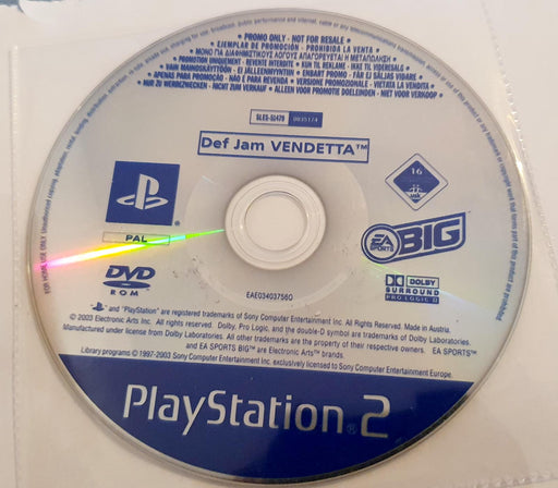 Def Jam Vendetta [Promo Not For Resale]