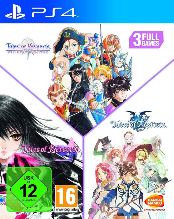 Tales of Zestiria + Tales of Berseria + Tales of Vesperia [Triple Pack Bundle]