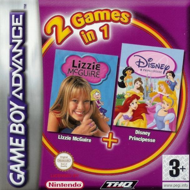 2 Games In 1: Disney Princess + Lizzie McGuire