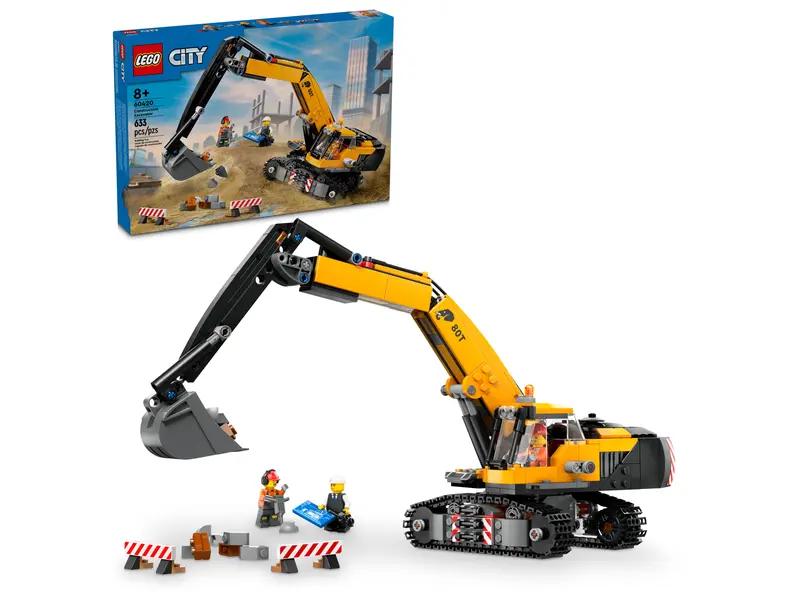 Yellow Construction Excavator #60420