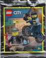 Policewoman with Bike and Crook #952211