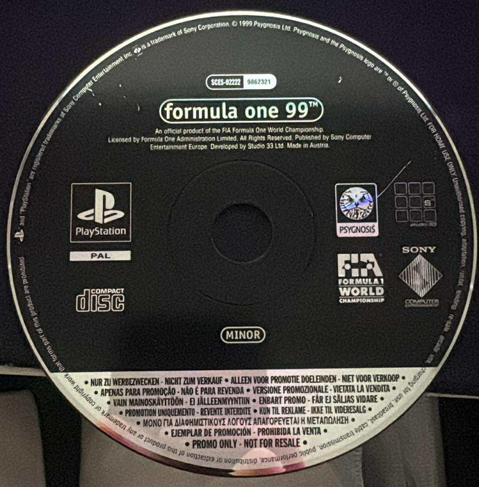 Formula One 99 [Not for Resale]