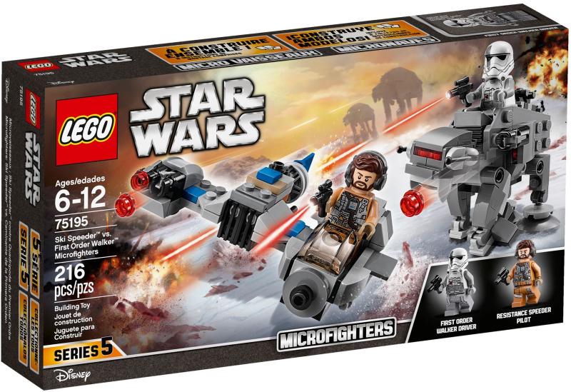 Ski Speeder vs. First Order Walker Microfighters #75195